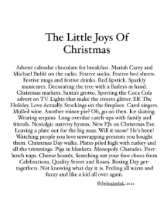 The Little Joys of Christmas